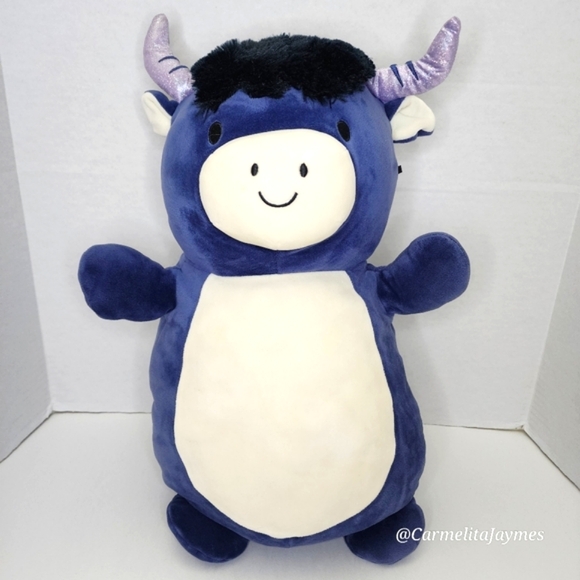 PERNI 🦬 18" Navy Blue Highland Cow HugMee Original Squishmallow ☆ NWOT ☆